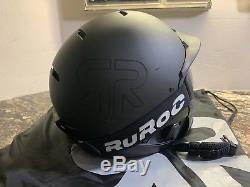 Ruroc RDX-RG1-DX Assault Ski/Snowboard Helmet (S/M) Small Black Raid System