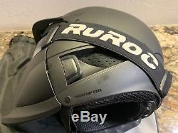 Ruroc RDX-RG1-DX Assault Ski/Snowboard Helmet (S/M) Small Black Raid System