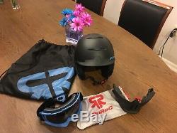 Ruroc RG-1 Helmet S Black Lambo Blue Ski Snowboard Stormtrooper