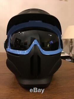 Ruroc RG-1 Helmet S Black Lambo Blue Ski Snowboard Stormtrooper