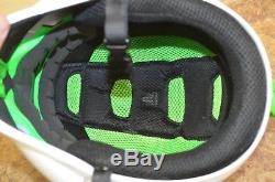 Ruroc RG-1 Viper White/Green M/L Ski Snowboard Helmet with Goggles + Box