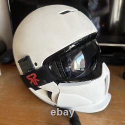 Ruroc RG1 And Goggles Combo White Black Uk M Snowboard Skiing Helmet