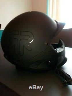 Ruroc RG1 Core Ski Helmet XL Size 59-63cm Matt Black Very Good Condition