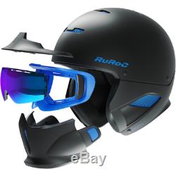 Ruroc RG1-DX Black Ice Ski und Snowboard Helm