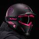 Ruroc Rg1 Dx Black Pink Panther Helmet M/l Ski Snowboard Brand New In Box