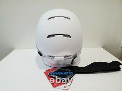 Ruroc RG1-DX Ghost White M/L Ski Snowboard Helmet with ShockPods Bluetooth Audio