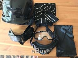 Ruroc RG1-DX Onyx XL (61cm) Full Face Helmet Snowboard/Esk8/Boosted Board