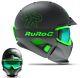 Ruroc Rg1-dx Ski / Snowboard Helm Black Viper M/l (57-60cm)