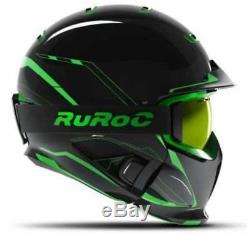 Ruroc RG1-DX Ski/Snowboard Helmet Chaos Viper YL/S (54-56CM)