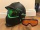 Ruroc Rg1-dx Viper Black Green L Xl Ski Snowboard Helmet