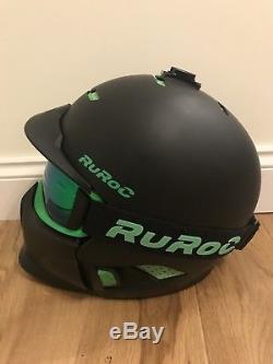 Ruroc RG1-DX Viper Black green L XL Ski Snowboard Helmet