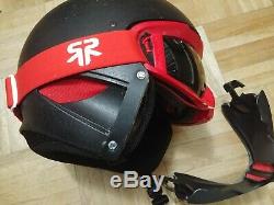 Ruroc RG1 Helmet M/L snowboard Electric Skateboard as is, chin guard is loose