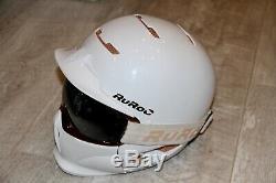 Ruroc Trinity Ski Snowboard Helmet. Youth L Adult S 54-57cm white/rose gold