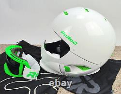 Ruroc weiß grün M/L Ski Snowboard Helm Fullface Helmet Alpin Sport Mode Style