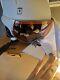Salomon Mirage Access White Snowboard Ski Helmet Medium 56-59cm Orange Lens Vent