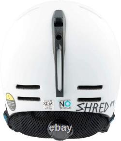 SHRED helmet Slam cap Warm Snow Plow Ski Snowboard, White, S