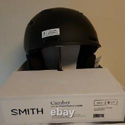 SMITH CAMBER Snowboard Ski helmet Size Small NEW Black BOA fitting 51-55 cm