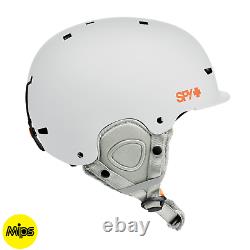 SPY Galactic Snow Ski Snowboard Helmet with Mips Gear MATTE WHITE LIGHT GRAY