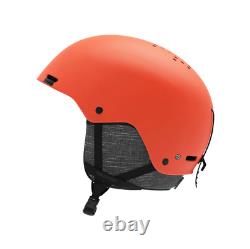 Salomon Brigade Red Orange Snowboard Ski Helmet