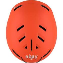 Salomon Husk JR Junior Ski + Snowboard Helmet Neon Orange