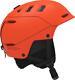 Salomon Husk Pro Ski + Snowboard Helmet Red Orange