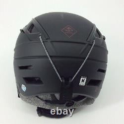 Salomon Mens M 56-59 CM Qst Charge Black Ski Snowboard Helmet Rrp £165 Ep