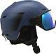 Salomon Pioneer Lt Visor Ski + Snowboard Helmet Blue Universal Lens