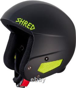 Shred Ski Helmet Snowboard Helmet Black Mega Brain Bucket x-Static Slytec