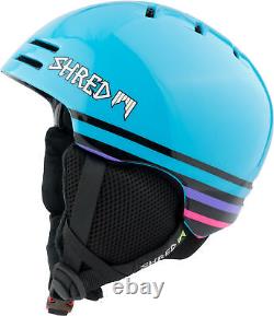 Shred Ski Helmet Snowboard Helmet Blau Slam-Cap x-Static Slytech Custom Kit