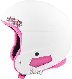 Shred Ski Helmet Snowboard Helmet White Brain Bucket Ice Sticker Comfort Kit