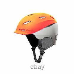 Sinner Moonstone Ski Snowboard Helmet Neon Orange Grey