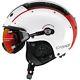 Ski Helm Casco Skihelm Sp-3.2 Competition Weiß-rot-schwarz #8289 Ski Helm