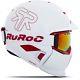 Ski Helm Ruroc Rg1-dx White Inferno Weiß Rot Matt #0691