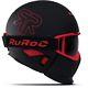Ski Helm Ruroc Skihelm Rg-1 Ii Inferno Schwarz Rot #3289 Ski Helm