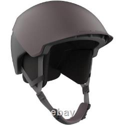 Ski Helmet FR 500 Taupe Adjustment Knob Lightweight Durable Ventilated Helmet
