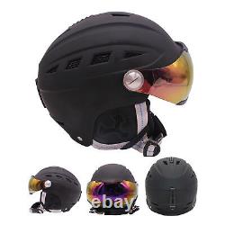 Ski Helmet Portable Removable Ski Lenses Ultralight Snowboard Helmet Adult