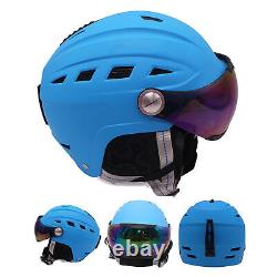 Ski Helmet Portable Removable Ski Lenses Ultralight Snowboard Helmet Adult