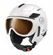 Ski Helmet With Visor Slokker Raider Pro White Xl 61 To 64 Cm