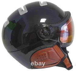 Ski helmet with visor cask class photochromatic black M 58 cm