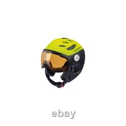 Slokker BALO Ski Helmet with Visor Color Yellow-Black Size L 60 62