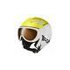Slokker Balo Ski Helmet With Visor Color Yellow White Size Xs 52 54