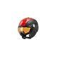 Slokker Bakka Ski Helmet With Visor Color Red-black Size M (57 59 Cm)
