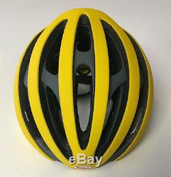 Small Bell Z20 Yellow Gray Rally Cycling MIPS Road Bike Helmet Size S