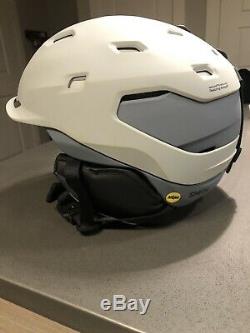 Smith Optics Quantum MIPS Snow Helmet (Large, Matte Cloudgrey Charcoal)