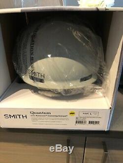Smith Optics Quantum MIPS Snow Helmet (Large, Matte Cloudgrey Charcoal)