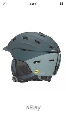 Smith Optics Vantage Adult Mips Ski Snowmobile Helmet Matte Thunder Gray LARGE