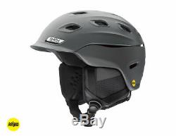Smith Optics Vantage Snow Sports Helmet MIPS Matte Black, Charcoal, White