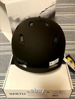 Smith Quantum Snow Sports Helmet with MIPS, Medium, Matte Black/Charcoal