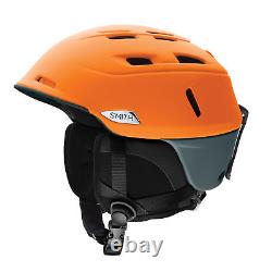 Smith Ski Helmet Snowboard Camber Orange Lightweight Plain Colour Ventilation