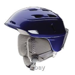 Smith Ski Helmet Snowboard Helmet Compass Dark Blue Lightweight Plain Colour